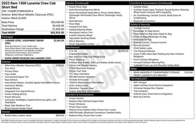 2022 RAM 1500 Laramie