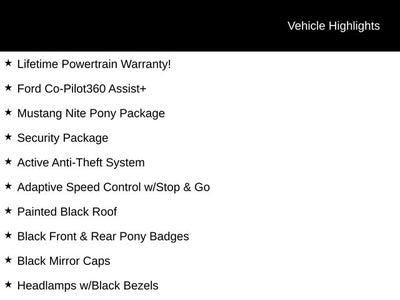 2024 Ford Mustang EcoBoost Premium