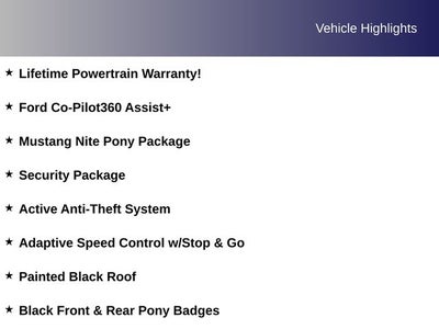 2024 Ford Mustang EcoBoost Premium