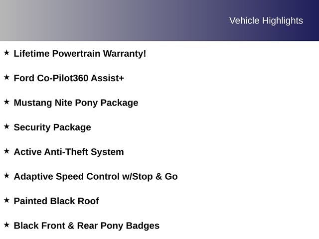 2024 Ford Mustang EcoBoost Premium