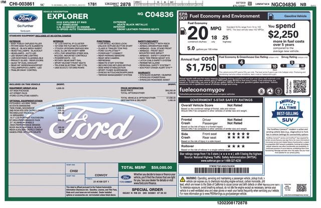 2022 Ford Explorer ST