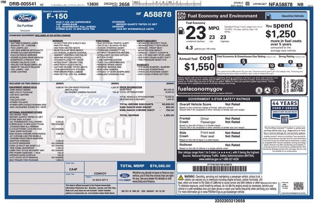 2022 Ford F-150 King Ranch