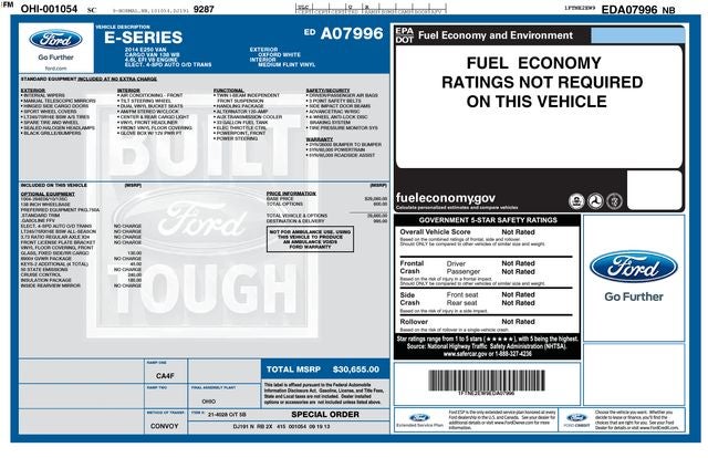 2014 Ford E-250 Commercial