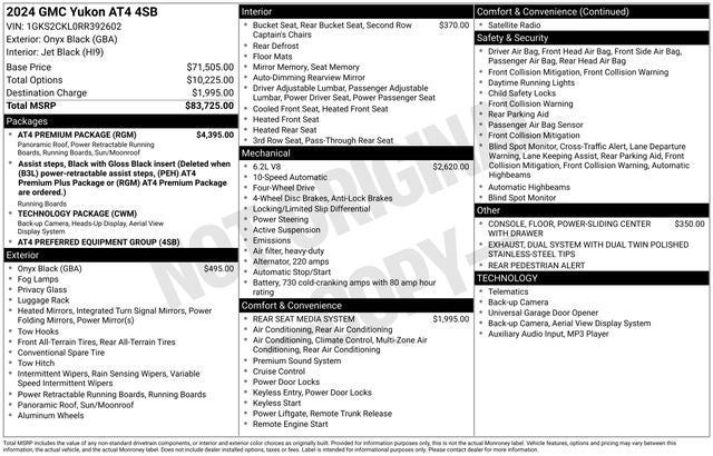 2024 GMC Yukon AT4