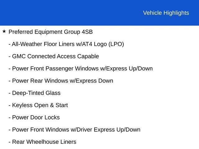 2020 GMC Sierra 1500 AT4