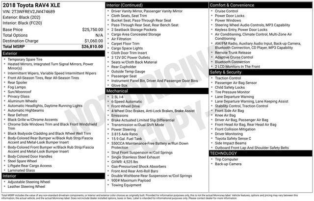 2018 Toyota RAV4 XLE