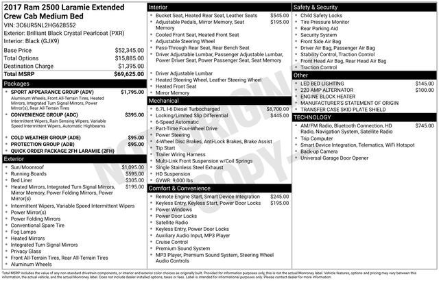 2017 RAM 2500 Laramie