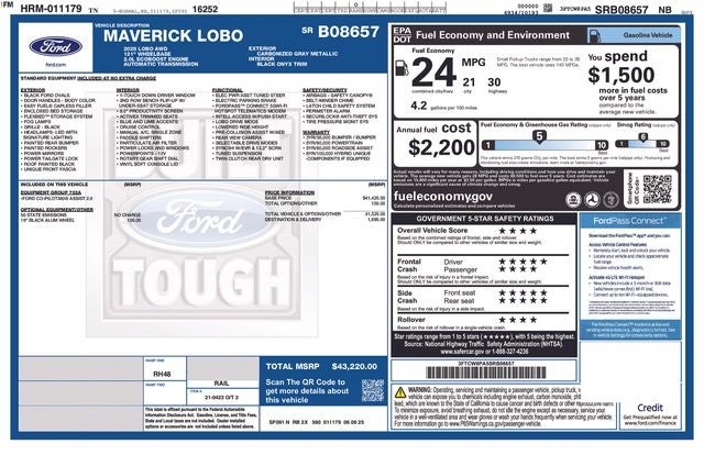 2025 Ford Maverick Lobo High