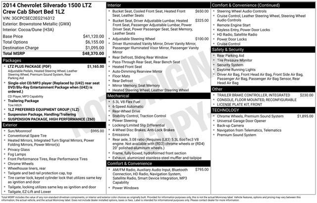 2014 Chevrolet Silverado 1500 LTZ 1LZ