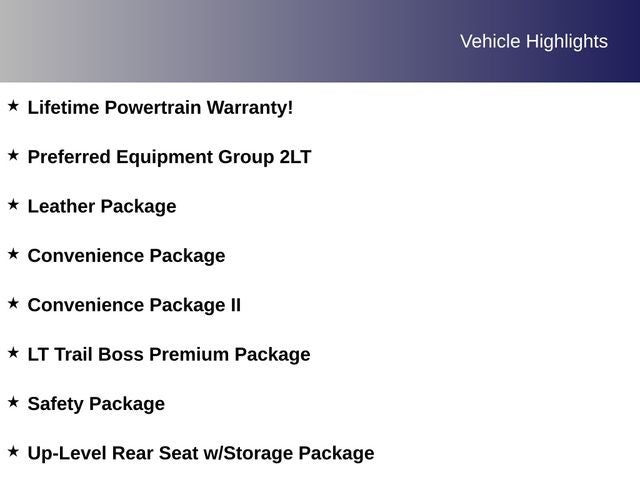 2023 Chevrolet Silverado 1500 LT Trail Boss