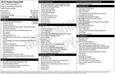 2019 Toyota Camry XSE