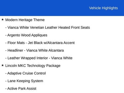 2018 Lincoln MKC Black Label