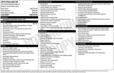 2016 Chevrolet SS Base