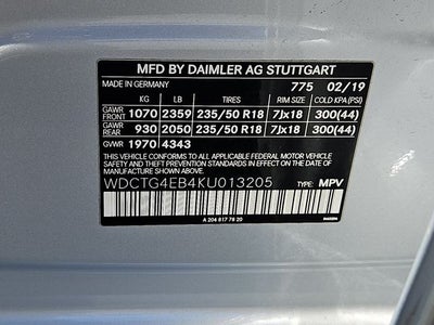 2019 Mercedes-Benz GLA GLA 250