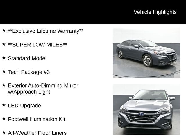 2025 Subaru Legacy Touring XT
