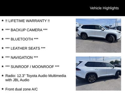 2026 Toyota Grand Highlander Hybrid MAX Platinum Aerial View Display System