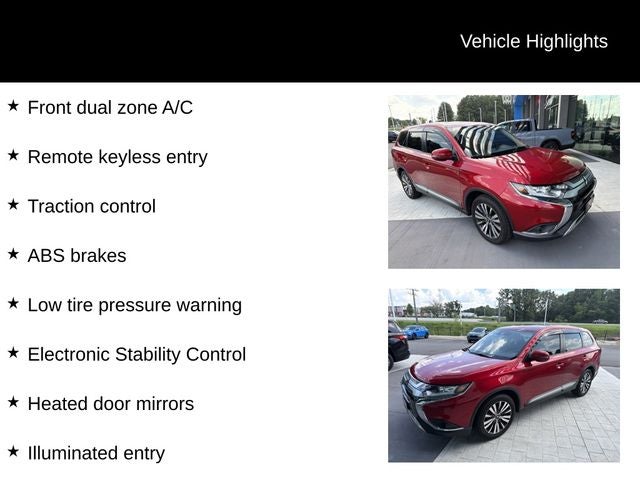2020 Mitsubishi Outlander SE