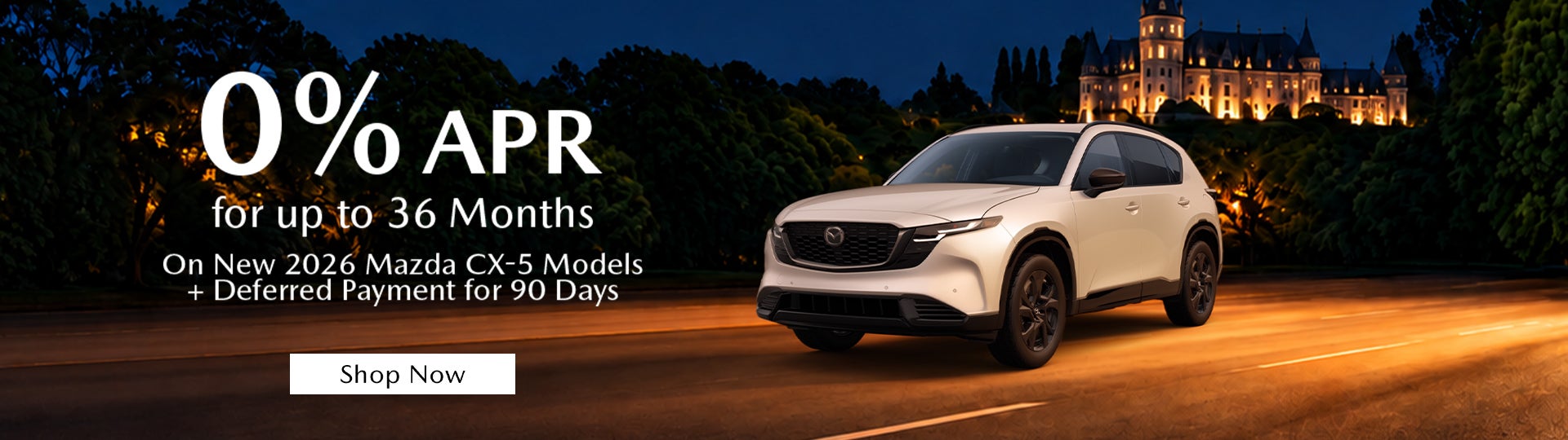 0% APR for up to 36 Months