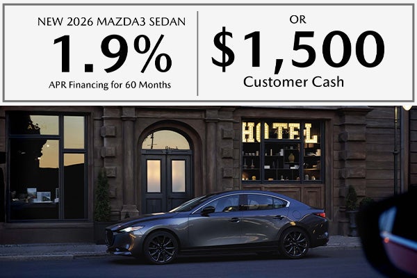 New 2026 Mazda3 Sedan