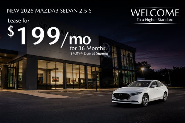 New 2026 Mazda3 Sedan 2.5 S