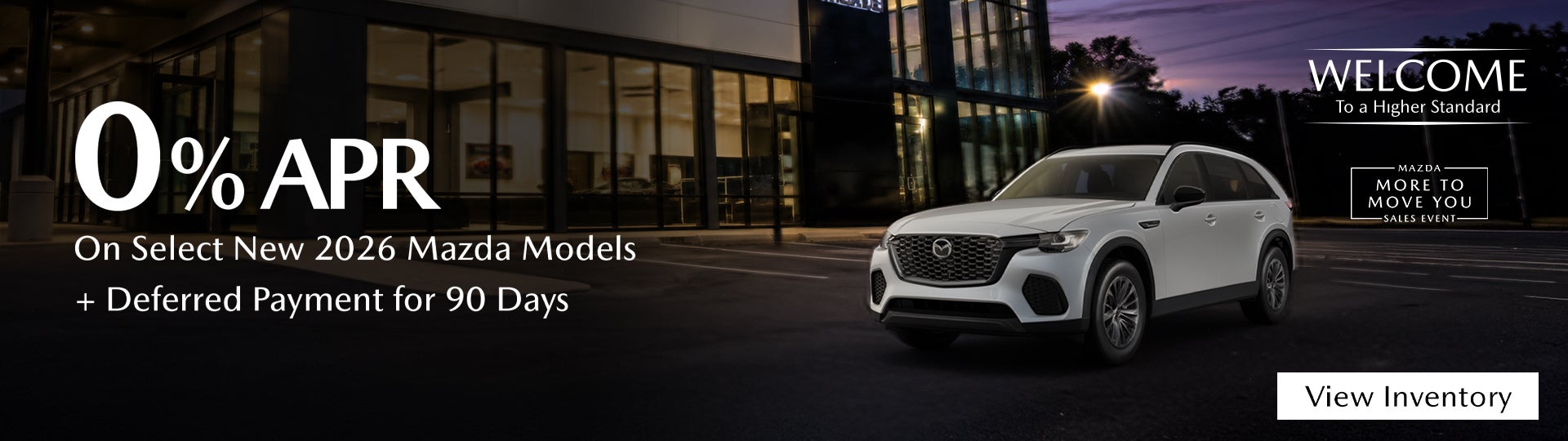 On Select New 2026 Mazda Models