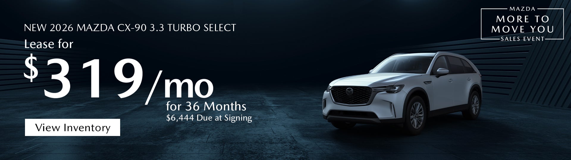 New 2026 Mazda CX-90 3.3 Turbo Select 