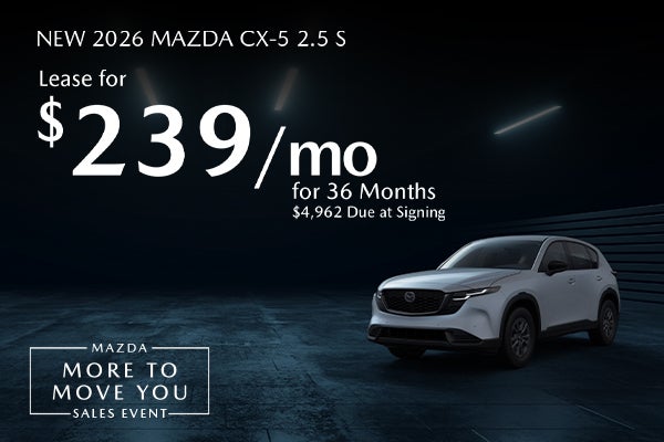 New 2026 Mazda CX-5 2.5 S