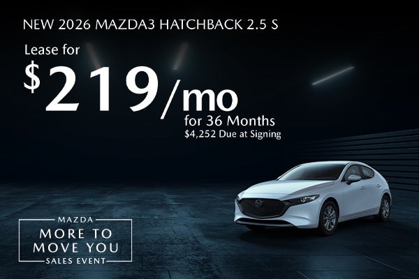 New 2026 Mazda3 Hatchback 2.5 S