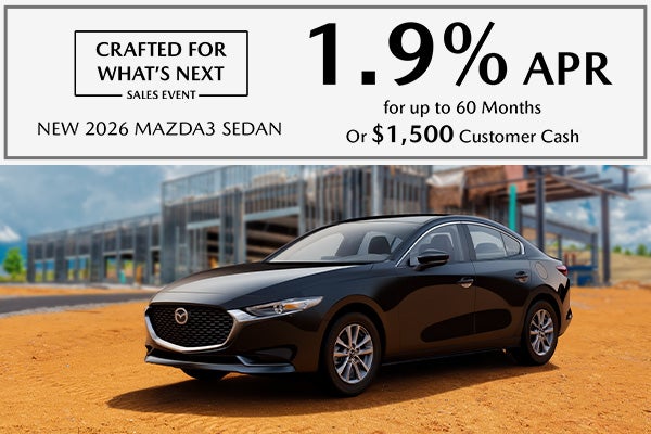 New 2026 Mazda3 Sedan